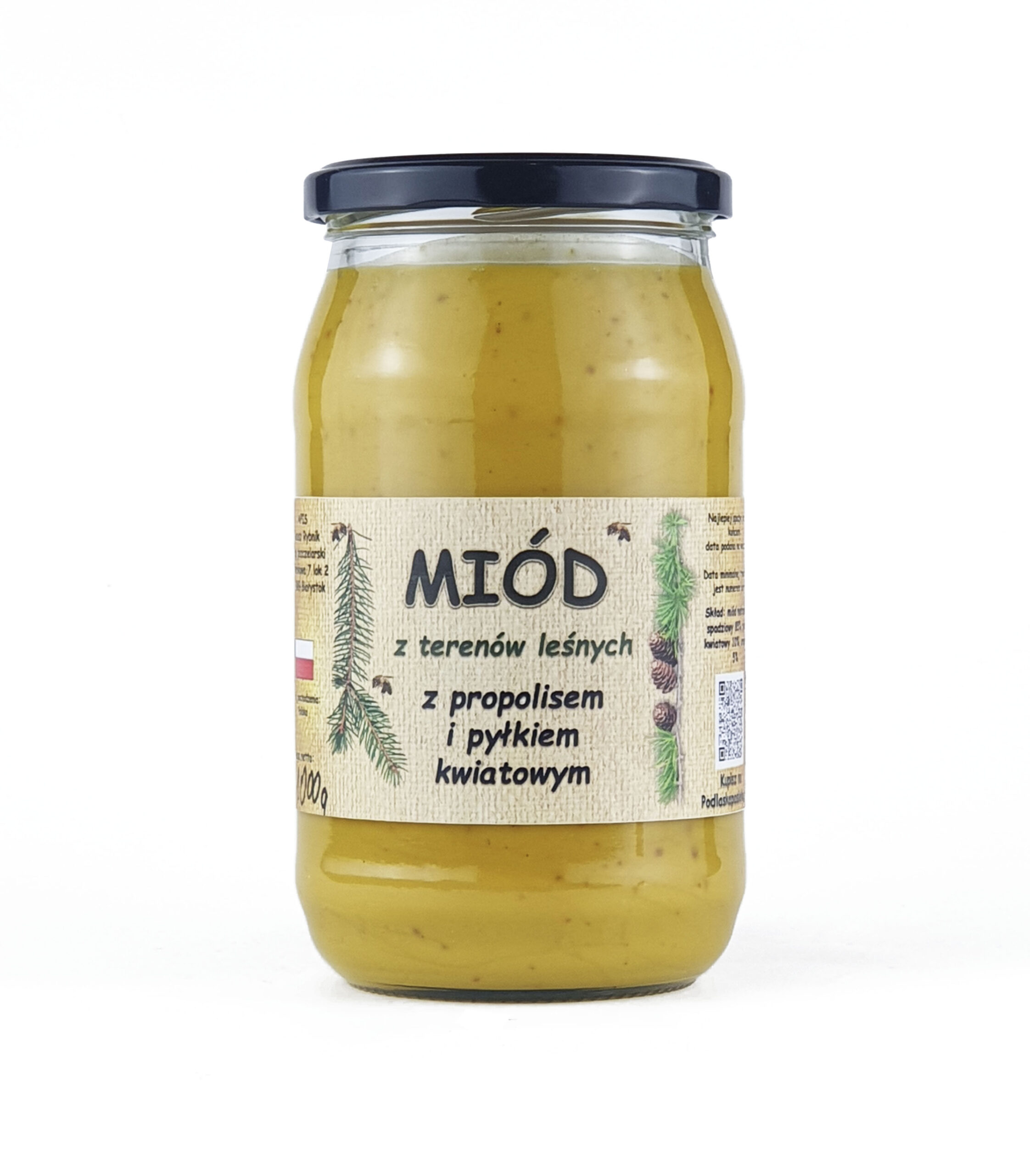 Miód z propolisem i pyłkiem